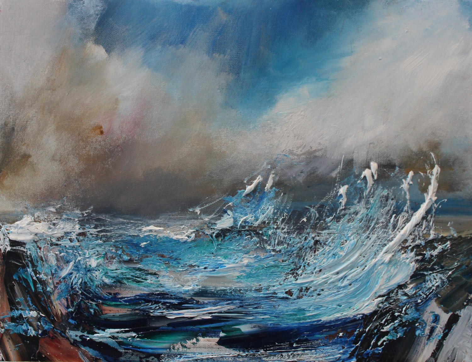 'Incoming Sea Spray' by artist Rosanne Barr